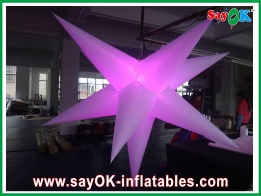 2M Diameter Inflatable LED Light Nylon Cloth For Wedding Ceremony