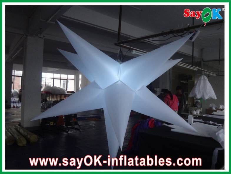 2M Diameter Inflatable LED Light Nylon Cloth For Wedding Ceremony