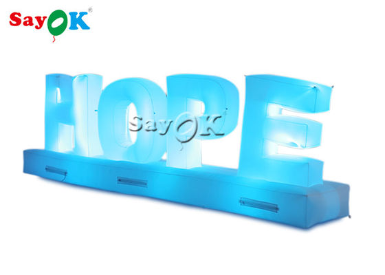 パーソナライズ可能な1.3m 充気型 HOPE アルファベット プロモーション