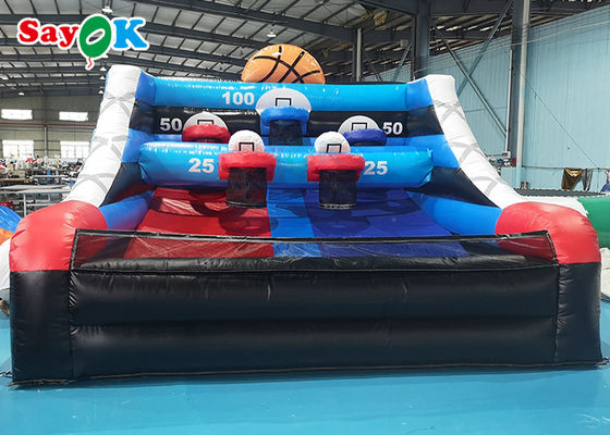膨脹可能な野球の試合4x4x3mHの防水シートの膨脹可能なスポーツのゲームの子供の野球の試合の爆発の射撃のテーブル