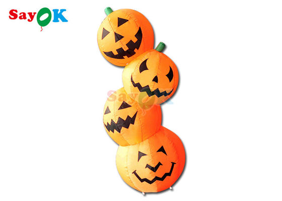 PVC 充電式 ハロウィーンの飾り 4.9 フィート ププキン形 LED 吹き上げモデル