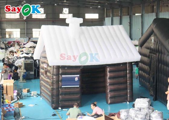 巨大ライト オックスフォード布 充電式クリスマスハウス 充電式サンタハウス