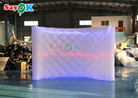 新しい魅力的なLED 充電式壁 充電式 LED ホワイト フォトブース イベント用壁